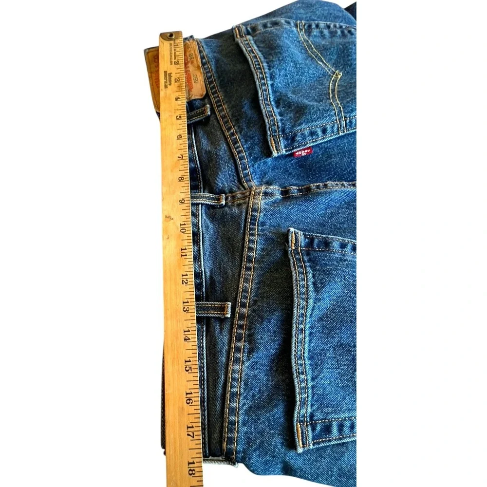 Vtg Levi's 550 Jeans Men's 38X29 Straight Relaxed Denim Blue Medium‎ Dark Wash